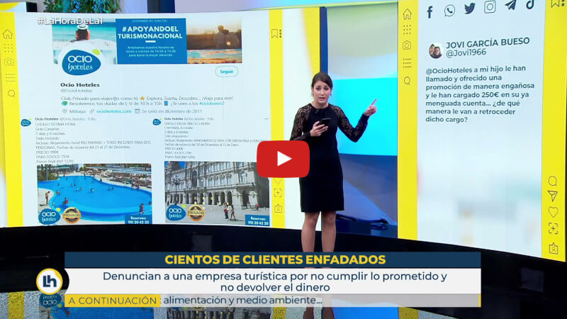 Cientos de clientes enfadados