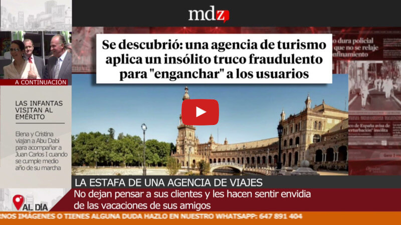 La estafa de una agencia de viajes